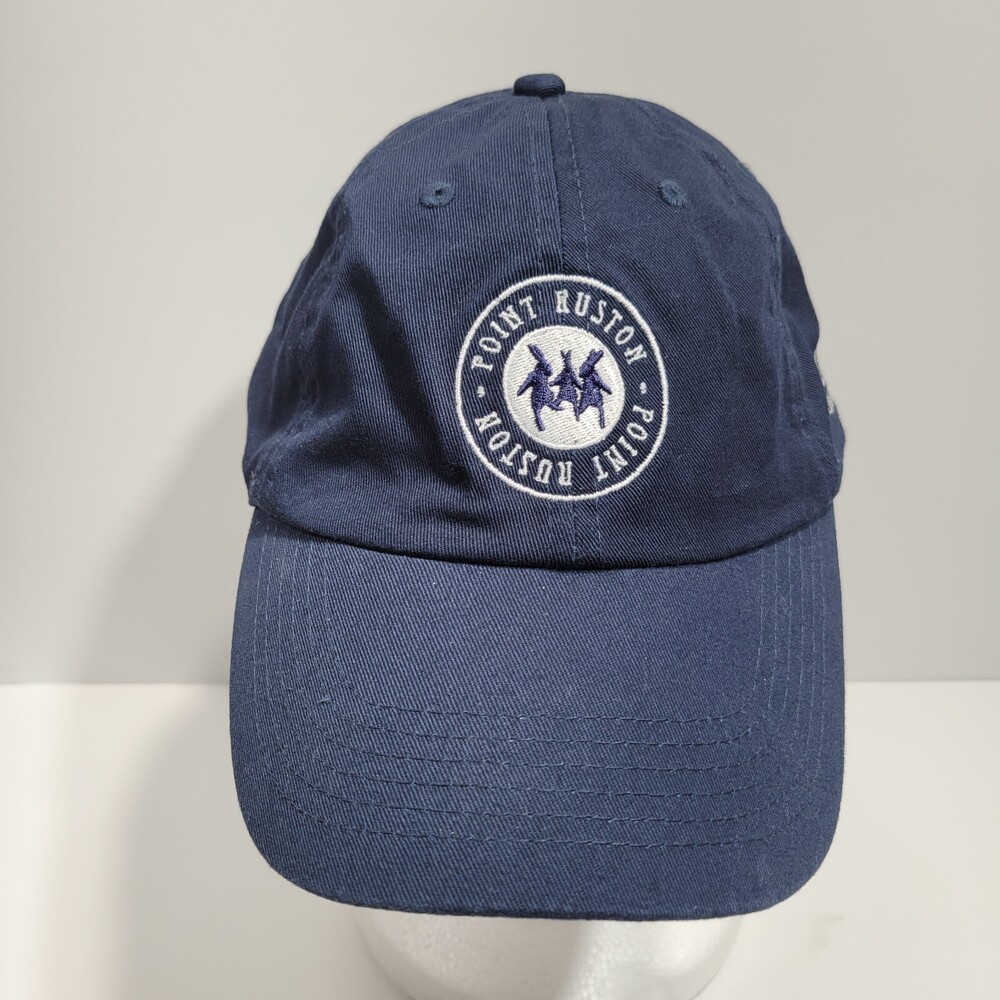 Point Ruston Hat Cap Strapback Navy Baseball Hiker Hiking Adjustable Womens